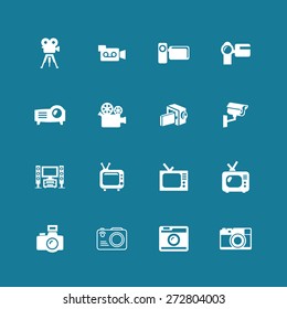 video icon set