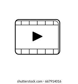 video icon sign 