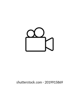 Video icon, video sign vector for web site Computer and mobile app