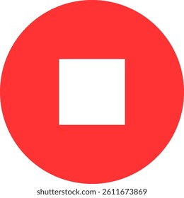 video icon stop button icon