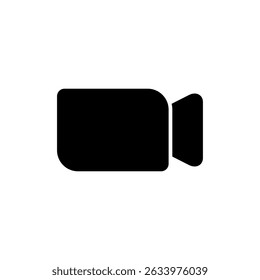 Video icon symbol for apps and websites. video camera sign and symbol. movie sign. cinema