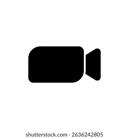 Video icon symbol for apps and websites. video camera sign and symbol. movie sign. cinema