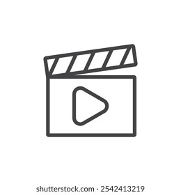 Marca de Símbolo de Ícone de Vídeo em estilo preenchido