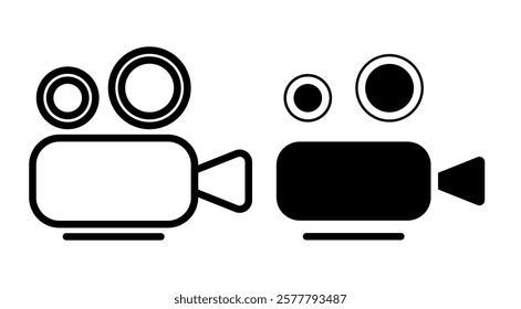 Video Icon. Video Symbol. Simple flat icon illustration of Video. Video logo vector icon.