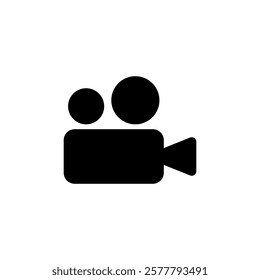 Video Icon. Video Symbol. Simple flat icon illustration of Video. Video logo vector icon.