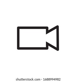 ICONO DE VÍDEO, ILUSTRACIÓN DEL VECTOR DE SÍMBOLO