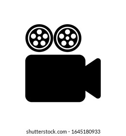 Video icon trendy flat design