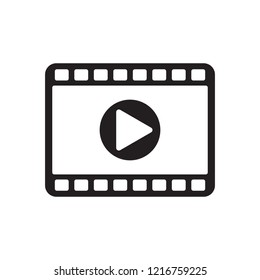 Video icon vector