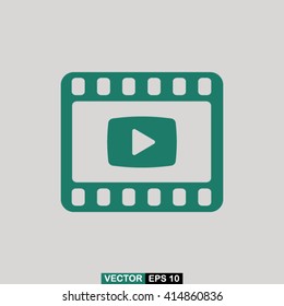 Video icon vector