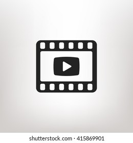 Video icon vector
