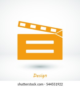 video icon, vector best flat icon, EPS