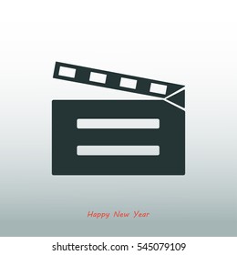 video icon, vector best flat icon, EPS