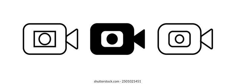 Video icon vector. video camera icon eps 10
