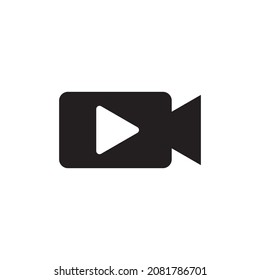 Video icon vector. video camera icon vector. movie sign.