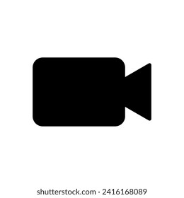 Video icon vector. video camera icon vector. movie sign. cinema