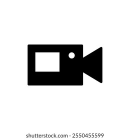Video Icono Vector Video. Cámara signo y símbolo. señal de película. cine