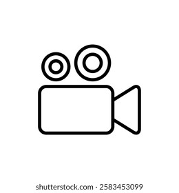 Video icon vector. video camera sign and symbol. movie sign. cinema