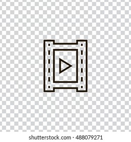 video icon transparent images stock photos vectors shutterstock https www shutterstock com image vector video icon vector clip art useful 488079271