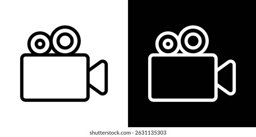 Video Icono de colección de Vector. Ilustración de signo de Vector