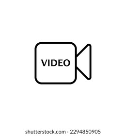 video icon vector design templates 