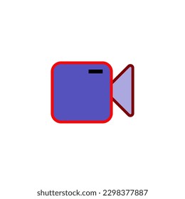 Vektordesign-Vorlagen für Videosymbole 