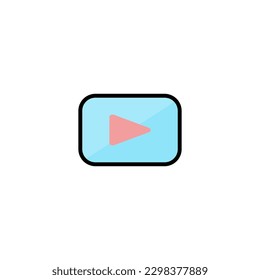 video icon vector design templates 