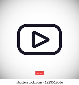 video  icon vector eps 10