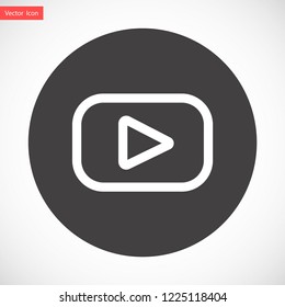video  icon vector eps 10