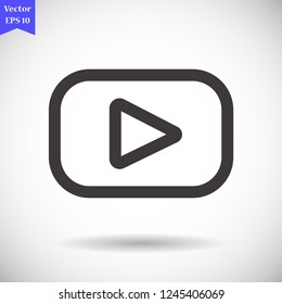 video  icon vector eps 10