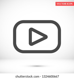 video  icon vector eps 10