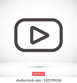 video  icon vector eps 10
