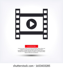 video icon. Vector Eps 10 