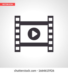 video icon. Vector Eps 10 . Lorem Ipsum Flat Design