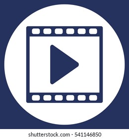 Video Icon Vector flat design style