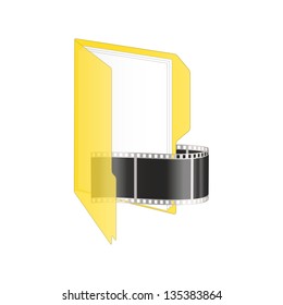 Video icon. Vector illustration.