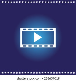 video icon, vector illustration