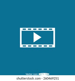 video icon, vector illustration