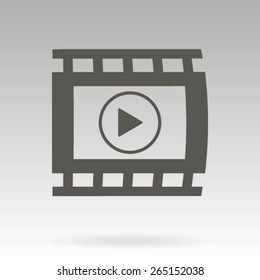 video icon, vector illustration