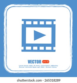 video icon, vector illustration 
