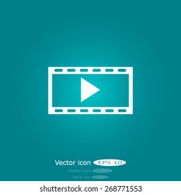 video icon, vector illustration