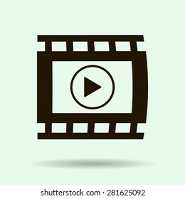 video icon, vector illustration