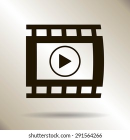video icon, vector illustration
