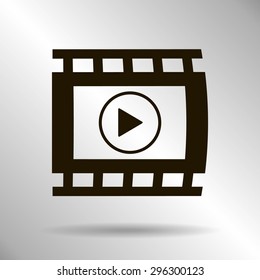 video icon, vector illustration