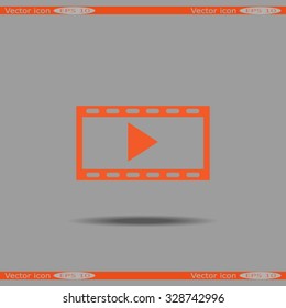 video icon, vector illustration