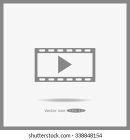 video icon, vector illustration