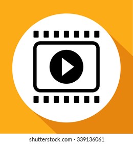 video icon, vector illustration