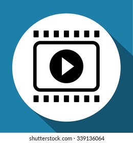 video icon, vector illustration