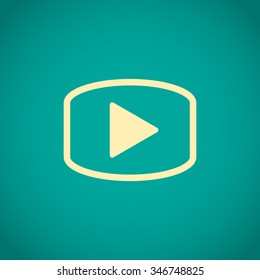 video icon, vector illustration