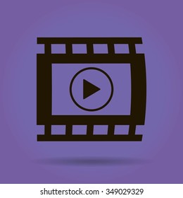 video icon, vector illustration