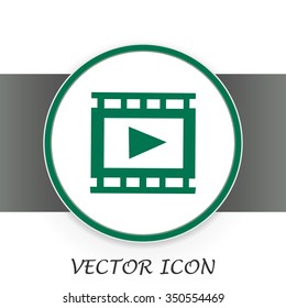video icon, vector illustration 